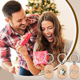 Voittozege 100 Pcs Wooden Keychain Blanks Wood Key Chain Bulk Rounded Square Wooden Blank Keychains Unfinished Blanks Wood Keychains Blank Wooden Key Voittozege