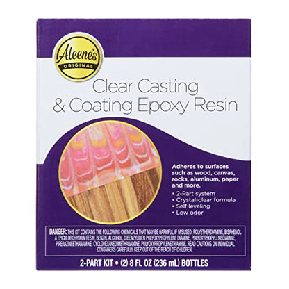 Aleene's Clear Casting & Coating Epoxy Resin Kit, 1 Count (Pack of 1) - WoodArtSupply