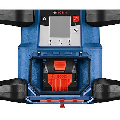 BOSCH REVOLVE4000 GRL4000-80CHVK 18V Exterior 4000ft Range Horizontal/Vertical Self-Leveling Cordless Rotary Laser Kit w/ Bluetooth Connectivity, - WoodArtSupply