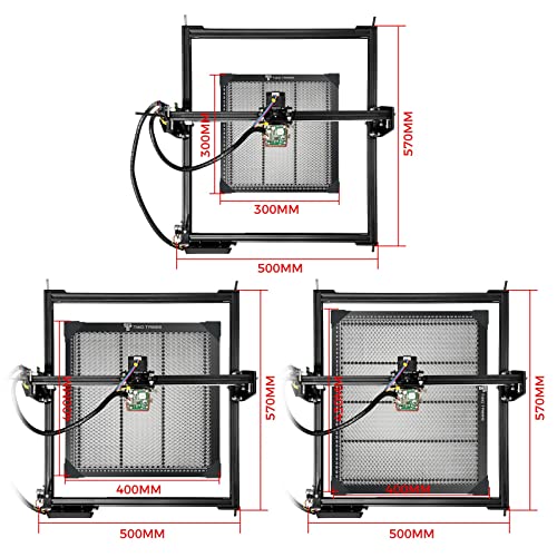 400 * 400mm Honeycomb Laser Bed Honeycomb Working Table Laser Honeycomb for CO2 or Laser Engraver Cutting Machine with Aluminum Plate with Engraving - WoodArtSupply