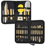 U.S. Art Supply 26-Piece Pottery & Clay Sculpting Tool Sets with Canvas Cases US Art Supply