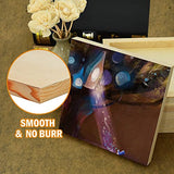 YoleShy 6 Pcs 8'' x 8'' Unfinished Wood Cradled Painting Panel Boards for Arts & Craft - Wooden Canvas Panels YoleShy