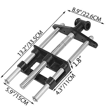 VEVOR Wood Vise 9 Inch Woodworking Vise, Heavy-Duty Steel and Cast Iron Workbench Vise, Easy-to-operate Front Vise, Durable Woodworking Bench Vise - WoodArtSupply