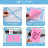 Card Mat 2x2 for Cricut Explore & Maker Series Crafting Machines, Non-Slip Craft Mat, Reusable Craft Cutting Mat, Create Four Cards Simultaneously Termooan