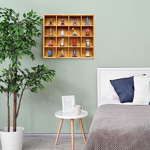 DECORLUXES Minifigures Miniature Display Case Collectibles Display Shelves Rack for Figures, Shot Glasses, Collection, Floating Shelf, Figurine Shelf DECORLUXES