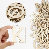 Incraftables Wooden Letters for Crafts (2 inch Big). A-Z Alphabet Unfinished Wood Letter with 0-9 Numbers & Symbols (172 pcs). Best Large & Small Incraftables