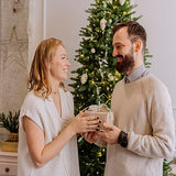 5 Years Anniversary Wood Tray Gifts for Him/Her, Wooden Engraved Ring Dish, Wood Trinket Dish Gift for Wedding Anniversary Birthday Valentines Day Booinxaa