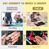 ZMLM Rainbow Scratch Paper Kit: 117Pcs Magic Art Craft Stuff Supplies Black Drawing Pad for Age 3-12 Kids Children Girl Boy DIY Toy Activity ZMLM