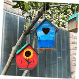 Abaodam 1 Set Bird House Crafts for Kids Ages 4-8 Unfinished Wood Birdhouse Paint Your Birdhouse Easter Crafts for Kids Ages 8-12 Hanging Birdhouse Abaodam