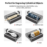 Creality Official Laser Rotary Roller, 360° Laser Engraver Y-axis Rotary Module for Engraving Cylindrical Objects, 7 Adjustment Diameters 5mm to Creality