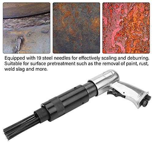 Needle Scaler, 19 Pin Air Pneumatic Needle Gun Pistol Grip Rust Paint ...
