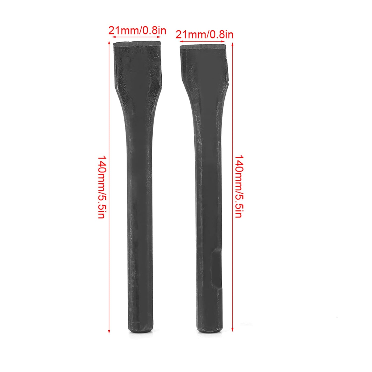 Oumefar Pneumatic Hammer Shovel Tool Industrial Powerful Handle Straight Type Air Chisel Pneumatic Hammer Shovel Tool Set with Straight & Arc Scraper Oumefar