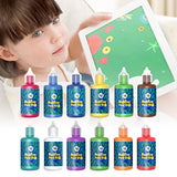 Hydro Dip Kit Practical Ability Water Marbling Paint Vibr Colors Simple Steps for Crafts (12 Colors) DOACT