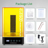 ELEGOO Mercury Plus 2.0 Wash and Cure Station, Upgraded 2 in 1 Design Washing UV Resin Curing Machine with Washing Container and Busket for ELEGOO
