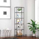 HOMEFORT 6-Tier Wire Shelving, 6 Shelves Unit Metal Storage Rack, Durable Organizer, Perfect for Pantry Closet Kitchen Laundry Organization (Black) HOMEFORT