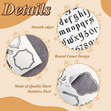 8 Pcs 4 x 7 Inch Stainless Steel Stencils Stencils Alphabet Number Stencils for Journaling Metal Stencils Bookmark Vintage Flower Vines Stencils for Lewtemi