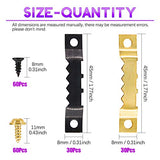 Swpeet 415Pcs Picture Hangers Kit with Screws, Heavy Duty Assorted Picture Hangers Assortment Kit for Picture Hanging Solutions with Transparent Box Swpeet