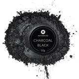 MEYSPRING Charcoal Black Mica Powder for Epoxy Resin - 50 Grams - Great for Resin Art and UV Resin - Epoxy Resin Color Pigment MEYSPRING