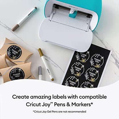 Cricut Joy Smart Label Writable Permanent Vinyl in Transparent, Black, and White Bundle - for Crafts, DIY Projects, Labeling Projects & Home