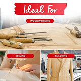 XFasten Tape Measure with Adhesive Back, 0.5-Inch x 12-Feet (2-Pack) Left to Right Peel and Stick Measuring Ruler Tape for Workbench, Woodworking, XFasten