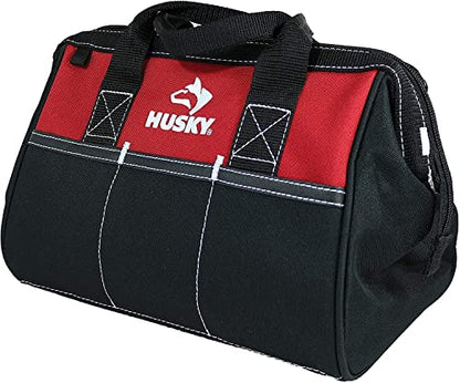 Husky 12 Inch Contractor’s Multi-Purpose Water-Resistant Tool Bag