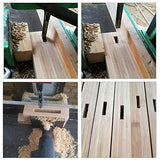 Woodworking Square Hole Drill Bits, HSS Woodworking Square Mortise Drill Bit Wood Mortising Chisel Set Woodworker Hole Saw Power Tool Kits, 1/2 Inch, HSOKEW