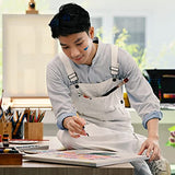 Arteza Stretched Canvas, Multipack of 10, 5 x 7, 8 x 10, 11 x 14, 12 x 16, 16 x 20 Inches – 2 of Each, 100% Cotton, 8 oz Gesso-Primed, Art Supplies ARTEZA