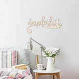 Wanderlust Wood Sign Home Décor Wall Art Unfinished 18" x 9" Woodums