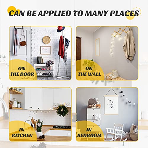 Wooden Shaker Peg Wood Screw-on Shaker Pegs 2.9 Inch Long Unfinished Wood Shaker Racks for Hanging Clothes Hats Towel and More DIY Paint Color (10 Jetec