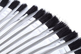 Acid/Flux Brush, Tin Ferrule, Soft Plastic Hair, 4.5 Inch Length, 5/16 Inch Width （Pack of 30 Pieces) BHD