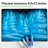 The Pencil Grip Create Everyday Black Board Playmat Kit with 8 Wonder Stix (TPG648) The Pencil Grip