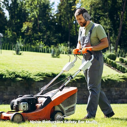 ProCase Noise Reduction Safety Ear Muffs, NRR 35dB Noise Cancelling Ear Protection Headphones, Hearing Protection Ear Defenders for Shooting Gun ProCase