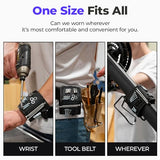 Magpie Magnetic Wristband - 10 Extremely Powerful Magnets for Holding Screws, Nails and Drill Bits, Made of Enhanced Nylon for Lightweight and MAGPIE
