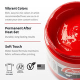 Speedball Fabric Screen Printing Ink Starter Set, 6-Colors, 4-Ounce for T-Shirt and Silkscreen Printmaking Speedball