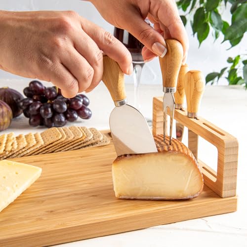 Personalized Charcuterie Board & Cheese Board Set, Wedding, Anniversary, Christmas, Housewarming Gifts, Customized gift for Couples, Bride, Groom, Princeton Craft