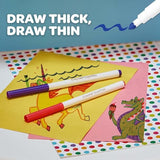 CRAYOLA SuperTips Washable Felt Tip Colouring Pens (Pack of 24) Crayola