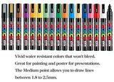 Uni Japan Paint Marker FULL RANGE Bundle Set Marking Pen Medium Point PC-5M 29 Colours ( 22 Standard & 7 Natural ) Japanese Domestic Market Product Uni Mitsubishi