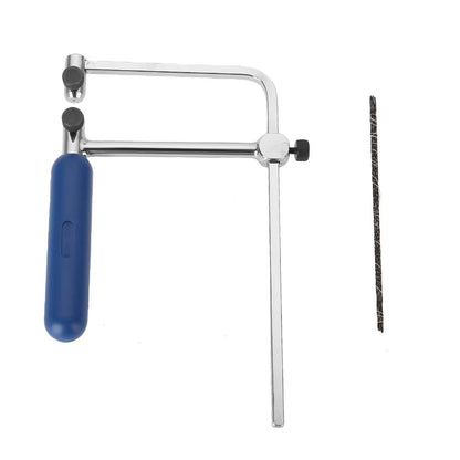 Coping Saw, Adjustable Scroll Saw, High Carbon Steel Handsaws Jewelers Saw, Saw Frame with Blades for Woodworking Jewelry Plastic Metal Wood Cutting - WoodArtSupply