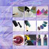 Ceya Chameleon Mica Powder, 1.8oz/ 50g Aurora Borealis Chrome Nail Powder, Cosmetic Grade Pearlescent Effect Color Shift Pigment for Epoxy Resin, ceya