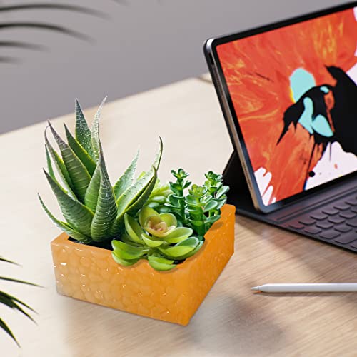 Zayookey Storage Box Resin Mold, Square Jar Silicone Resin Molds with Lid, Cube Epoxy Casting Mould Jewelry Box Mold for DIY Craft Trinket Candy Zayookey