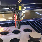 APC Co2 Laser Nozzle and Lens Tube with 18mm Dia Lens Uses PN-16.1550-KIT4-RLA Complete Package of 4-Piece Kit 38.1, 50.8, 63.5, 101.6 W/Noz, American Photonics