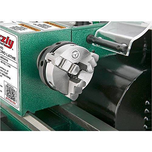 Grizzly Industrial G0745-4" x 6" Micro Metal Lathe - WoodArtSupply