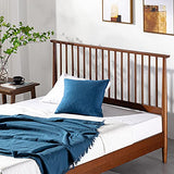 Zinus Linda Mid Century Solid Wood Platform Bed Frame – Elegant Design with Spindled Headboard, No Box Spring Required, Easy Assembly, Queen Size Zinus
