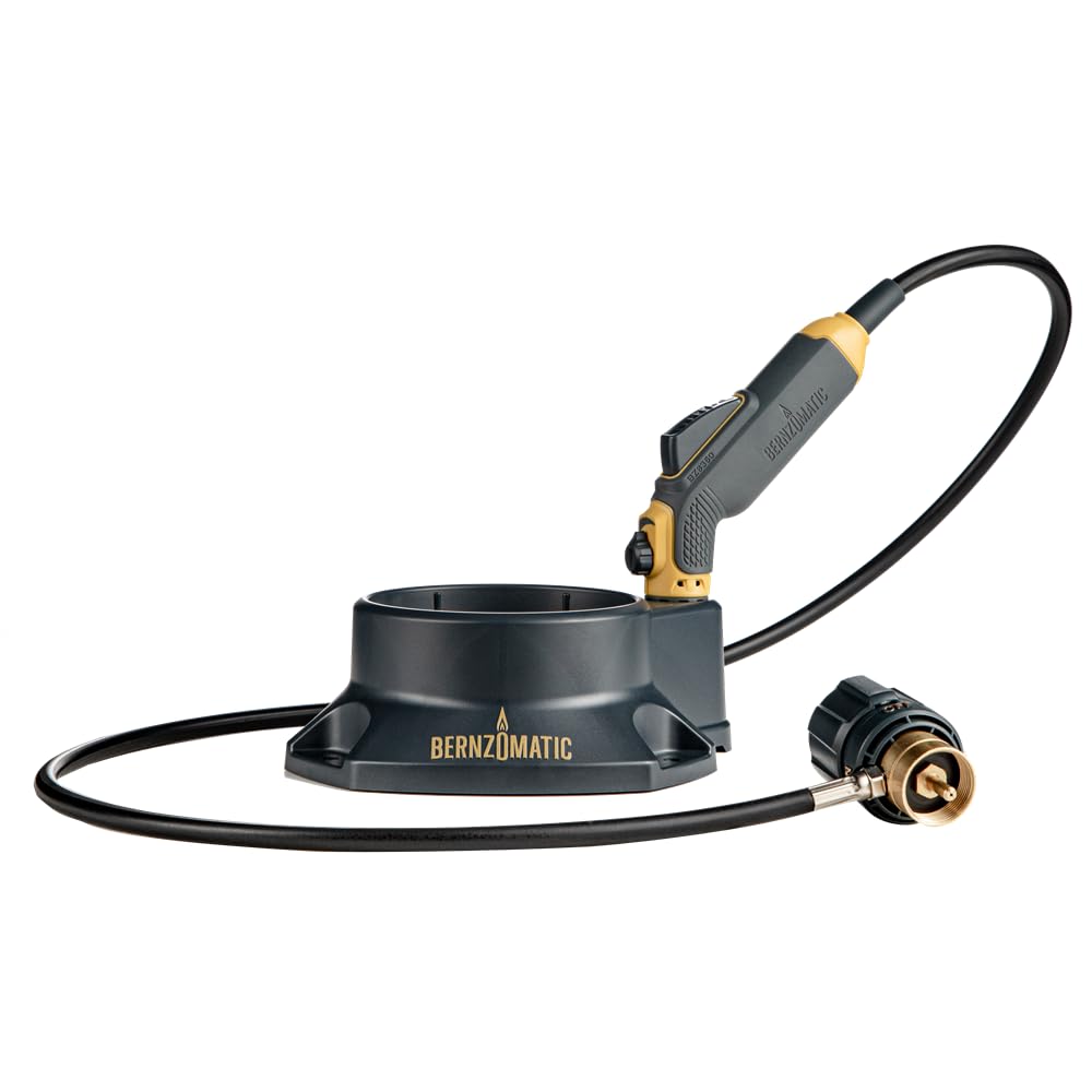 Bernzomatic FirePoint Creator Tool Wood Burning Kit for Crafts and Gifting, Includes Precision Flame Propane Torch, 2 Propane Fuel Cylinders, 2 Wood Bernzomatic