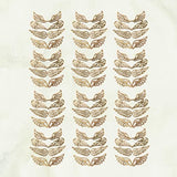 Abaodam 80pcs Angel Wing Unfinished Wooden Cutout DIY Craft Accessories for Birthday Wedding Home Decoration Abaodam
