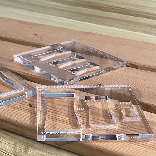 inBovoga 3 Pcs Router Templates for Woodworking, Bowtie Router Template Jig Kit, Butterfly Inlay Template Decorative inBovoga