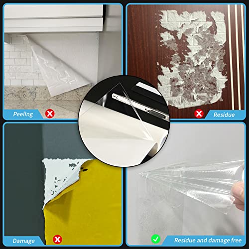 Art3d Adhesive Tile Setting Mat, Double-Sided Tape Sheet for Crafts, Arts, DIY Projects, 12in. X 120in. Damage-Free, Residue-Free Art3d