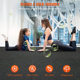 VEVOR 12 PCS 1/2 inch Thick Gym Floor Mats, 24" x 24" EVA Foam & Rubber Gym Flooring Workout Floor Mats with 48 sq.ft Coverage, Waterproof Exercise VEVOR