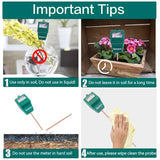 Gouevn Soil Moisture Meter, Plant Moisture Meter Indoor & Outdoor, Hygrometer Moisture Sensor Soil Test Kit Plant Water Meter for Garden, Farm, Lawn Gouevn
