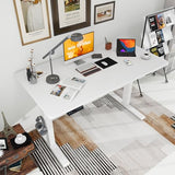 Win Up Time Standing Desk Adjustable Height- 48 x 24 Inches Whole Piece Desktop Stand Up Desk, Electric Standing Desk, Sit to Stand Desk for Home Win Up Time